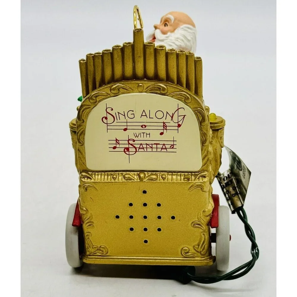 Hallmark Keepsake Santa Sing Along Light Music Ornament 1994 Vintage‎ Magic